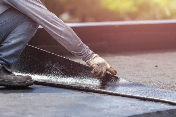 Professional Waterproofing technician working in Delta, OH